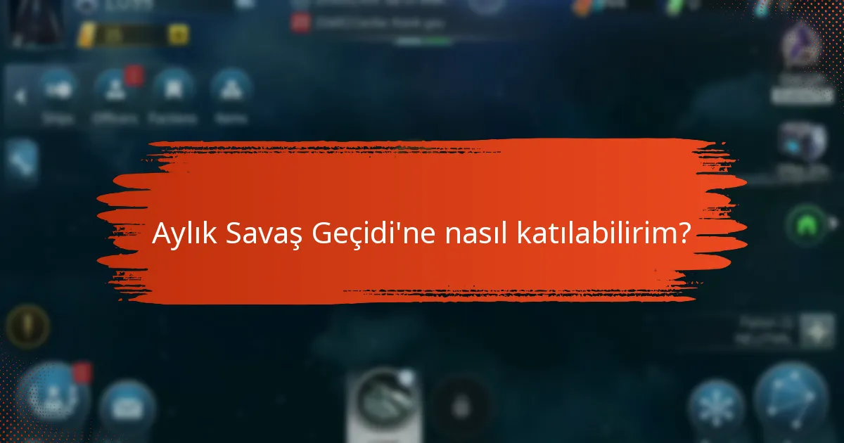 Aylık Savaş Geçidi ile bağlantılı topluluk etkinlikleri nelerdir?